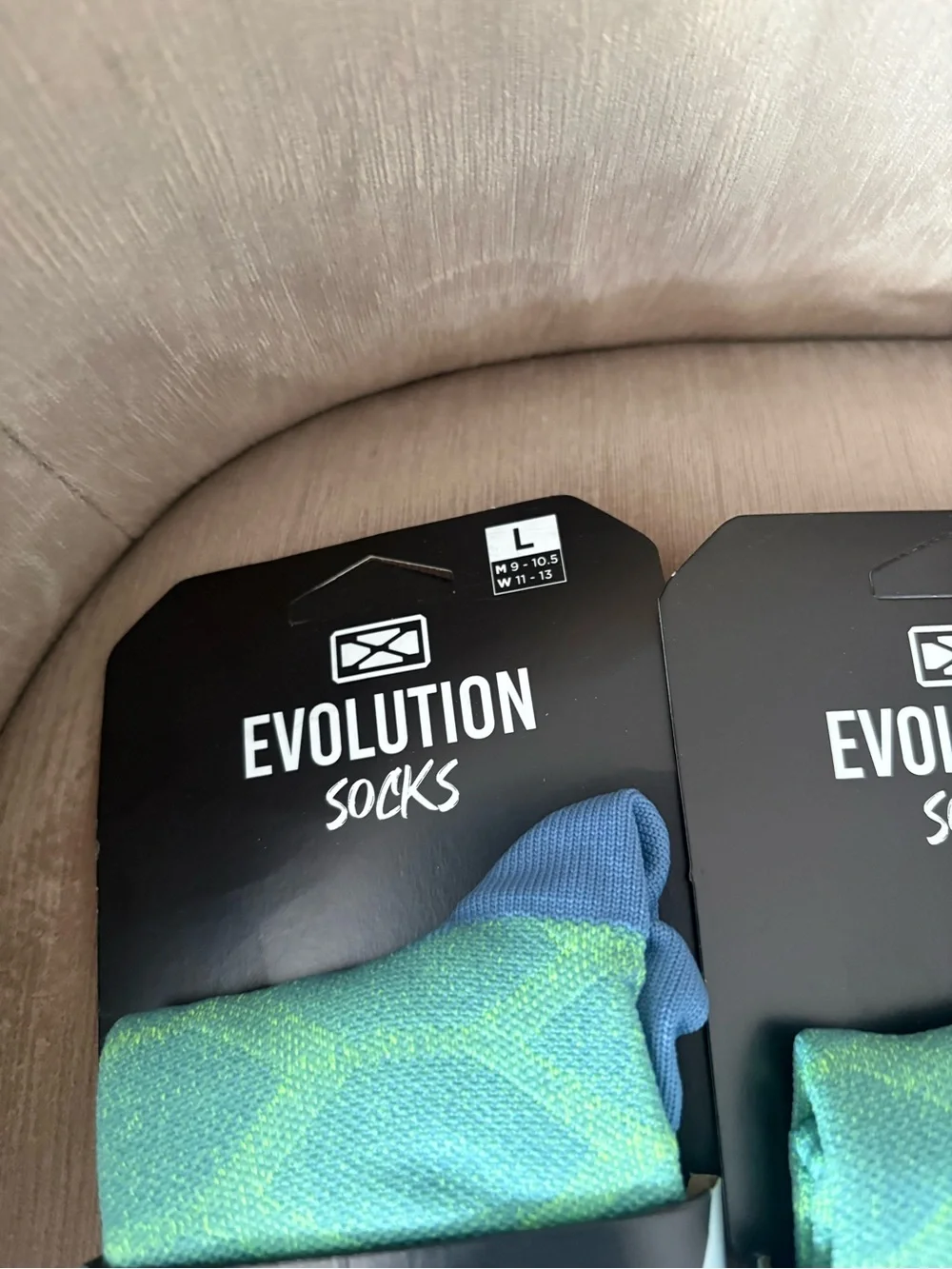 Bundle 3 Evolution Compression Socks Size Large Microfiber Running Double Layer